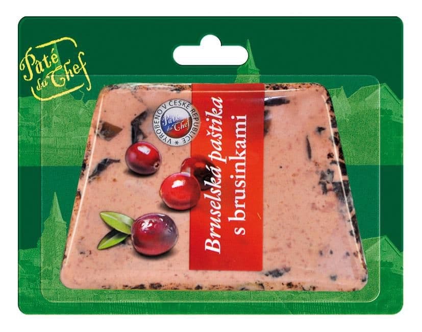 Paté Du Chef Bruselská paštika s brusinkami 125 g