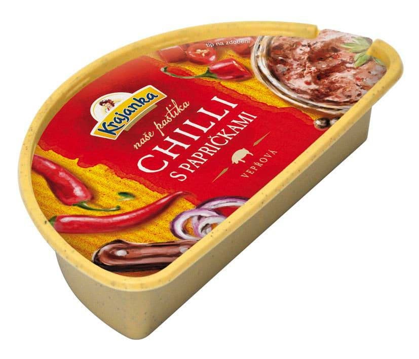 Krajanka Paštika s chilli papričkami 100 g