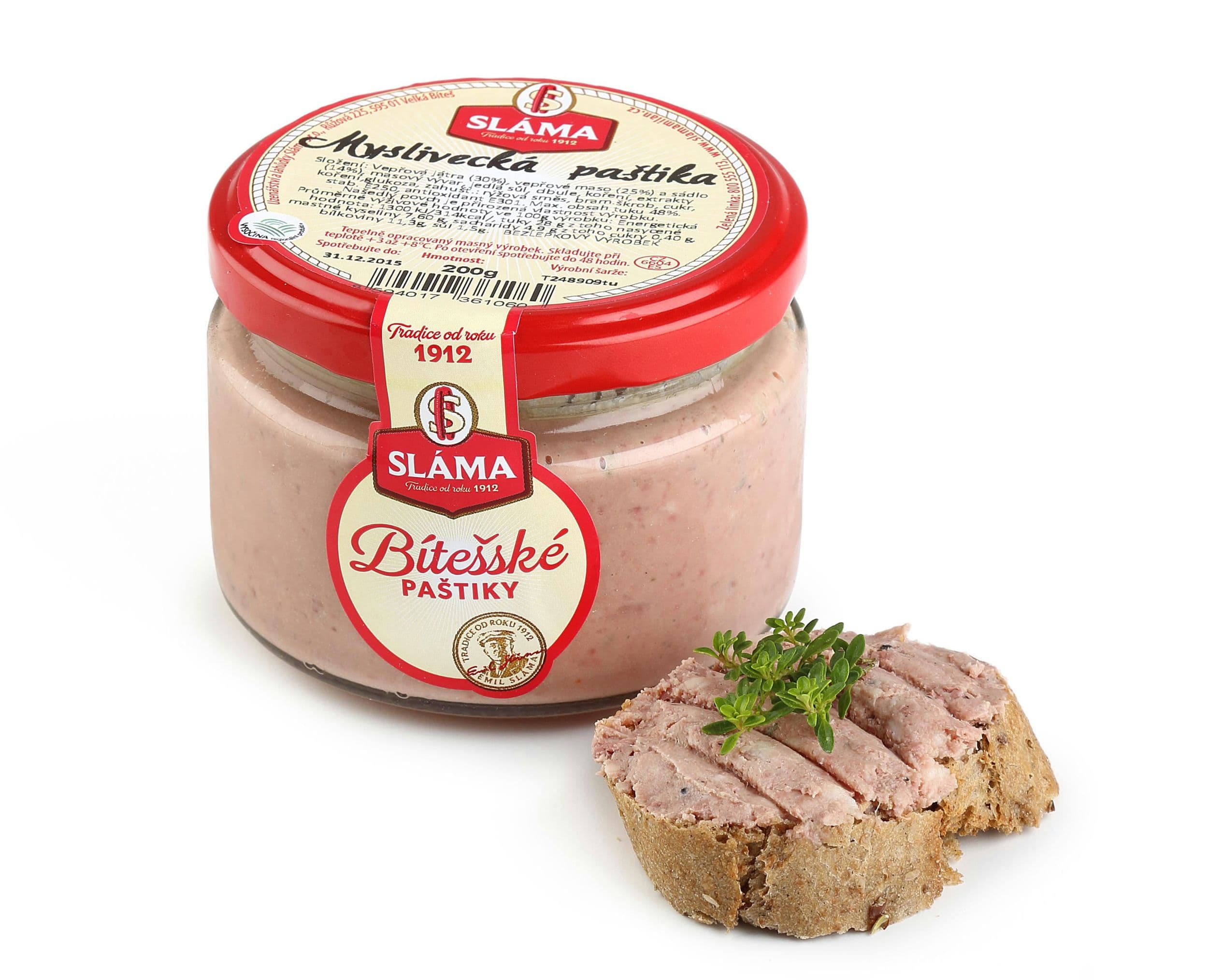 Sláma Myslivecká paštika 200g