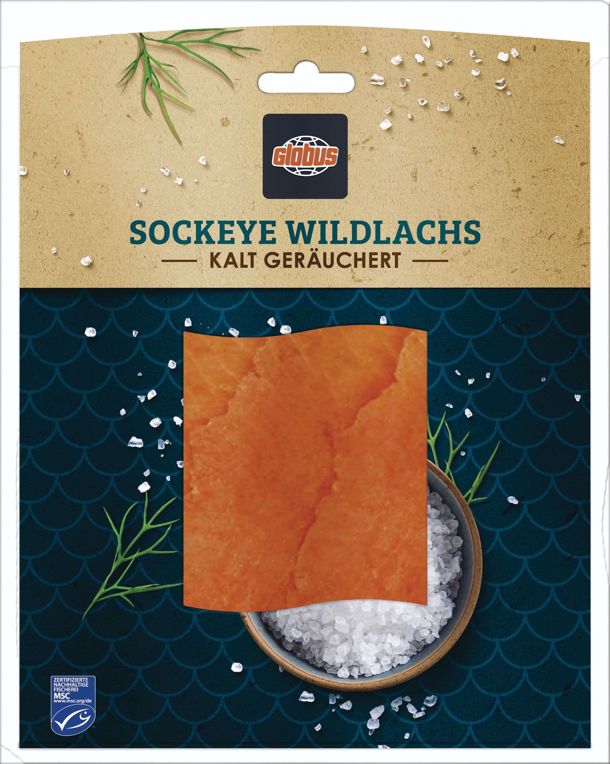 Losos divoký Sockeye uzený 100g