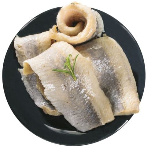 Loupané řezy ze slanečků