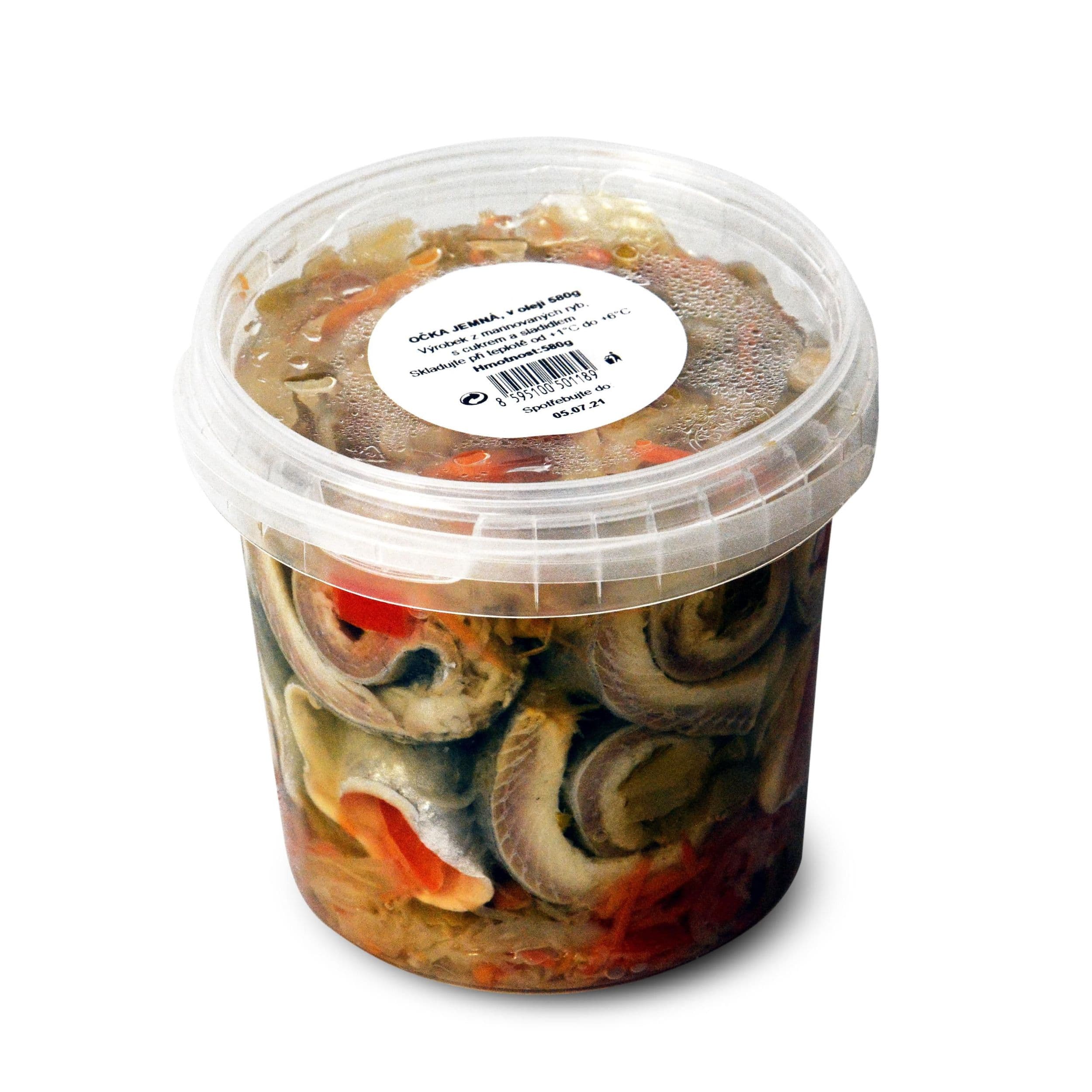 Losica Očka jemná v oleji 580 g