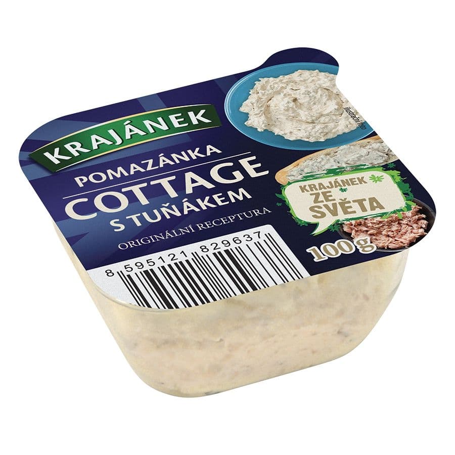 Krajánek Cottage pomazánka s tuňákem 100g
