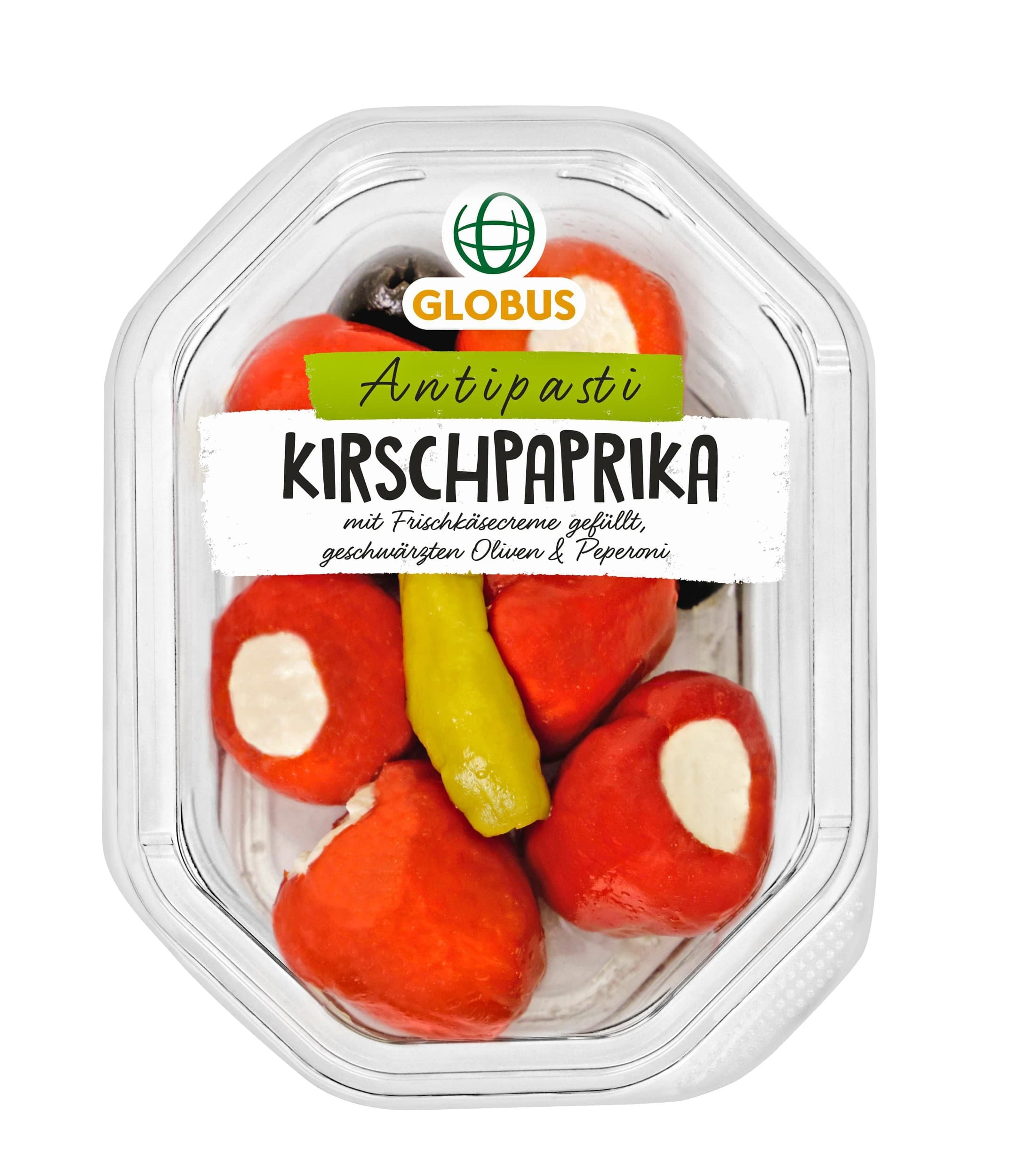 Třešňové papriky s čerstvým sýrem 130 g