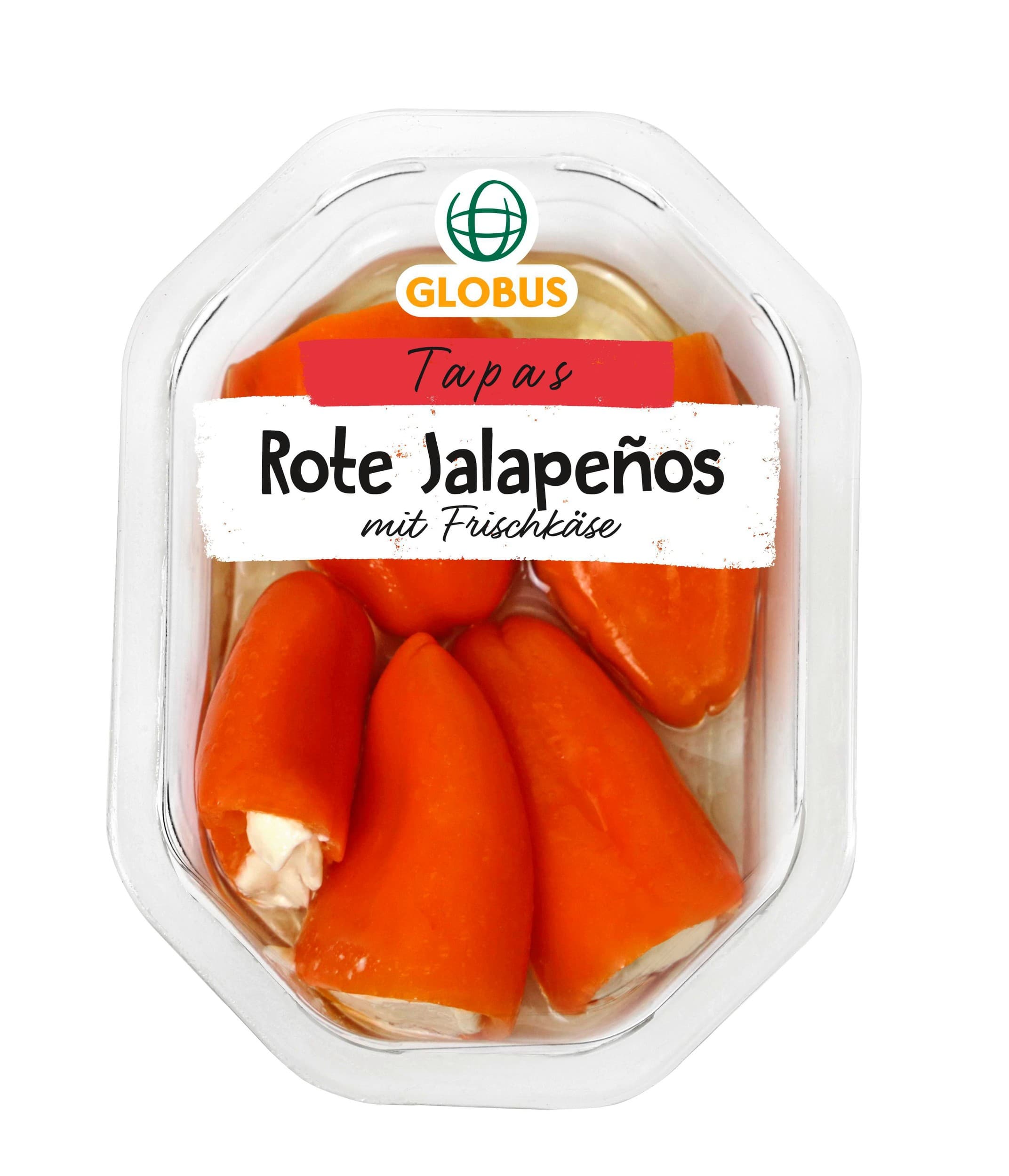 Červené jalapeno s čerstvým sýrem 130 g