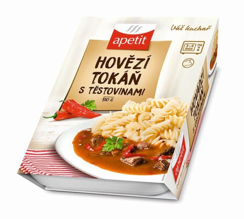 Apetit Hovězí tokáň těstoviny 510 g