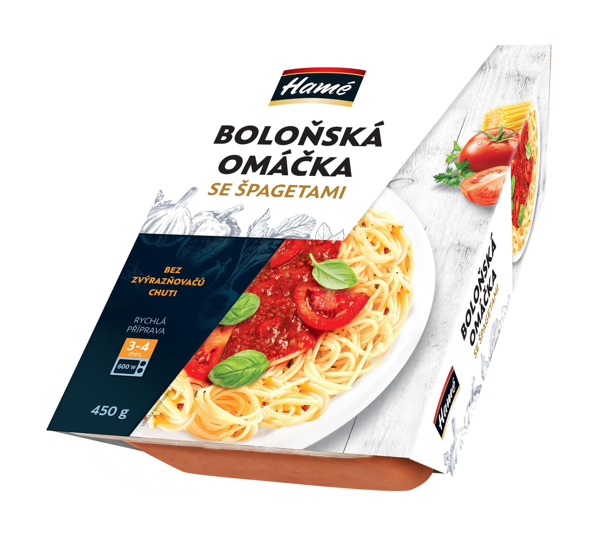 Hamé Boloňská omáčka se špagetami 450g