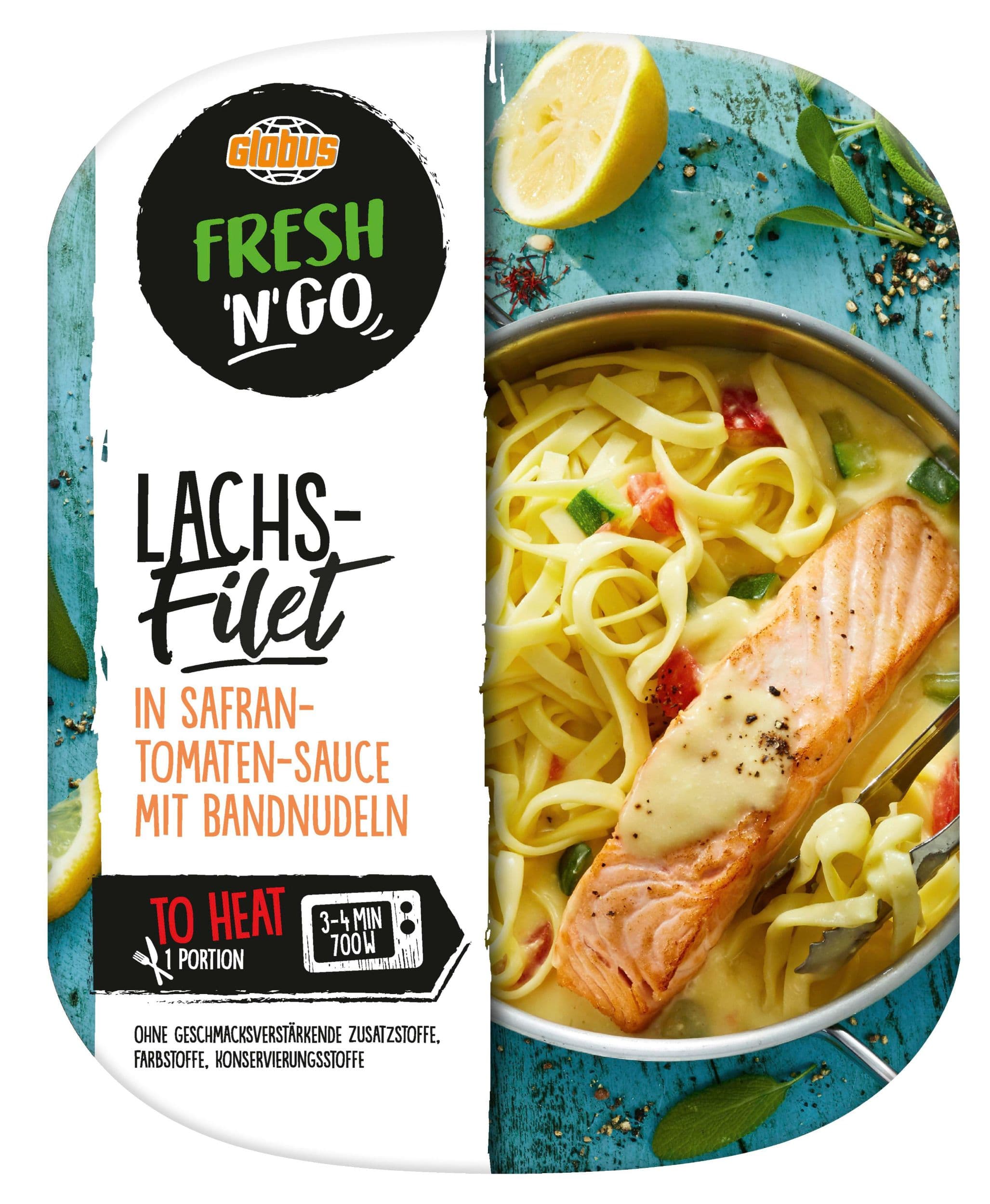 FRESH 'N' GO Losos v šafránové rajčatové omáčce 400g