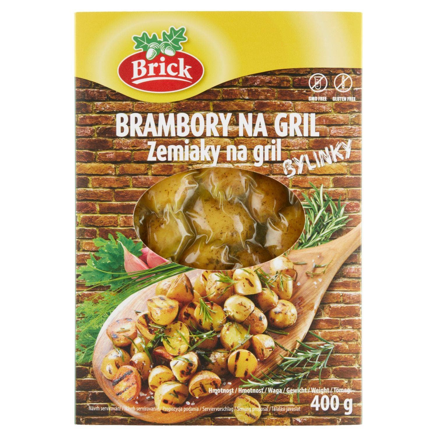 Brick Brambory na gril s bylinkami 400g