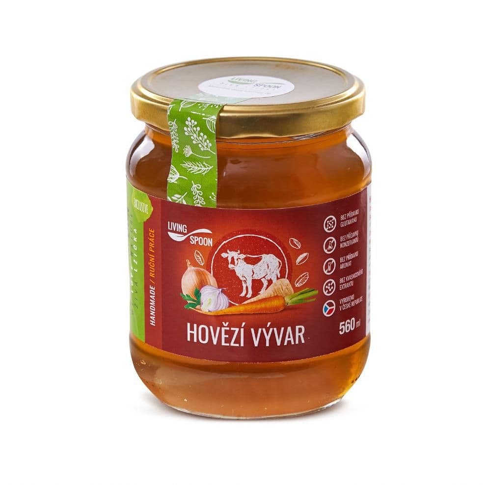 Living spoon Hovězí vývar čirý 560 ml
