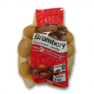 Brambory konzumní pozdní žluté B 2 kg