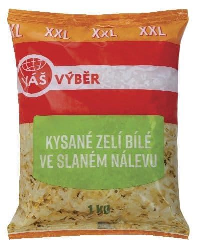 Váš Výběr Kysané zelí bílé ve slaném nálevu 1 kg
