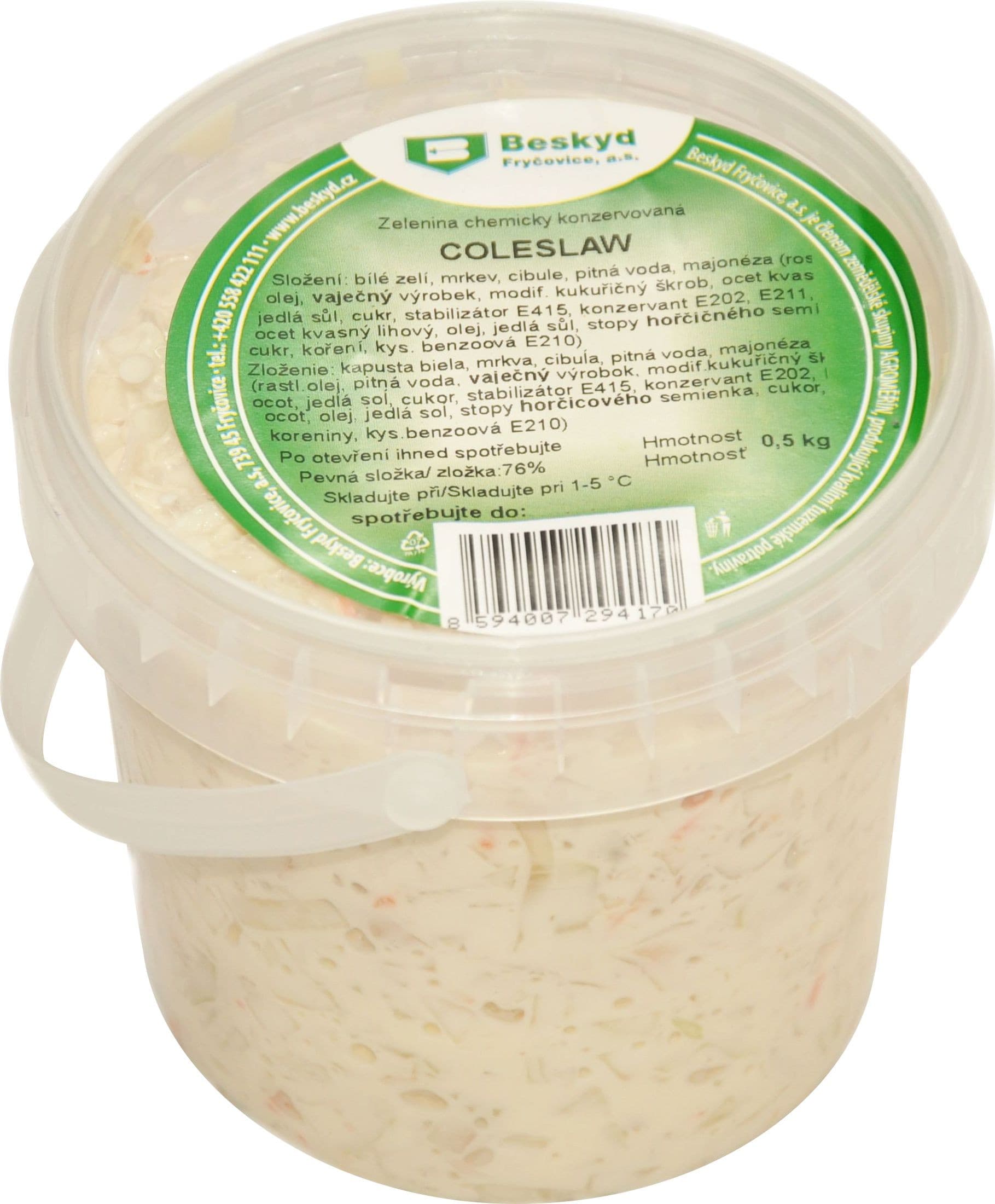 Beskyd Fryčovice Longfit Coleslaw 500g