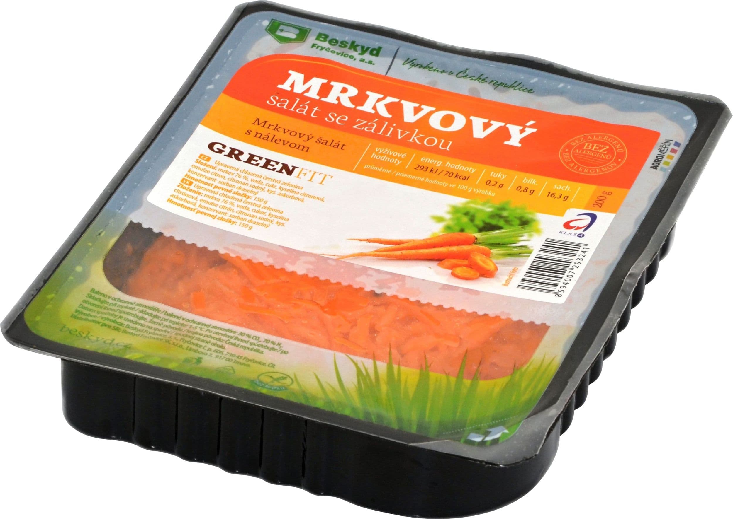 Beskyd Fryčovice Salát mrkev s citrónovou zálivkou 200g