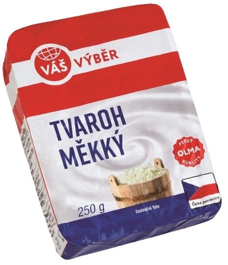 Váš Výběr Tvaroh kostka jemný 250 g