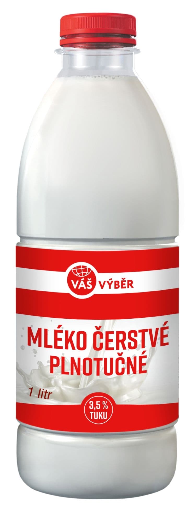 Váš výběr Mléko čerstvé plnotučné 3,5 % 1l