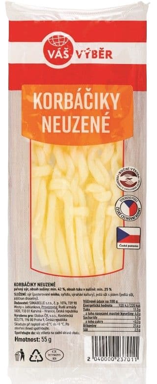 Váš výběr Korbáčiky neuzené 55 g