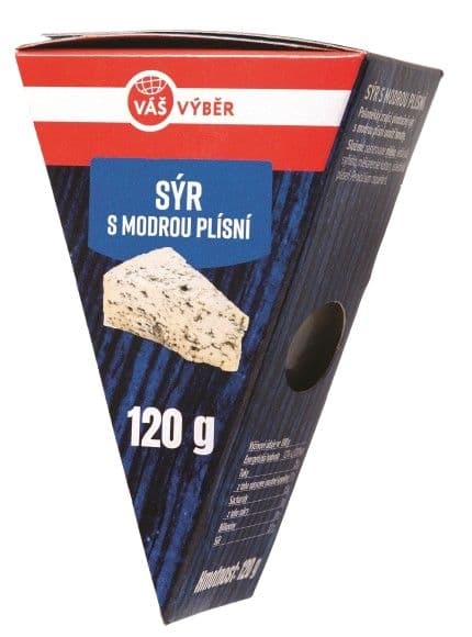 Váš Výběr Sýr s modrou plísní 120g