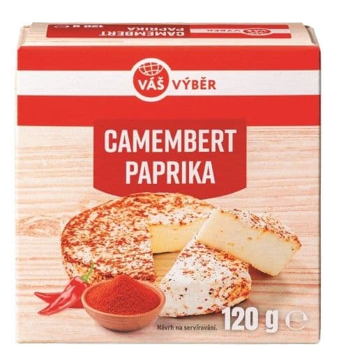 Váš Výběr Camembert paprika 120g