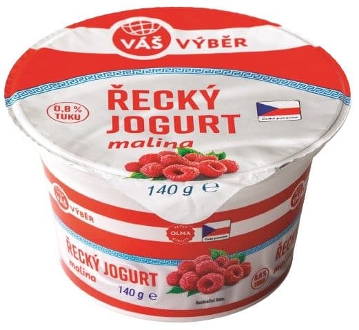 Váš Výběr Řecký jogurt malina 140 g