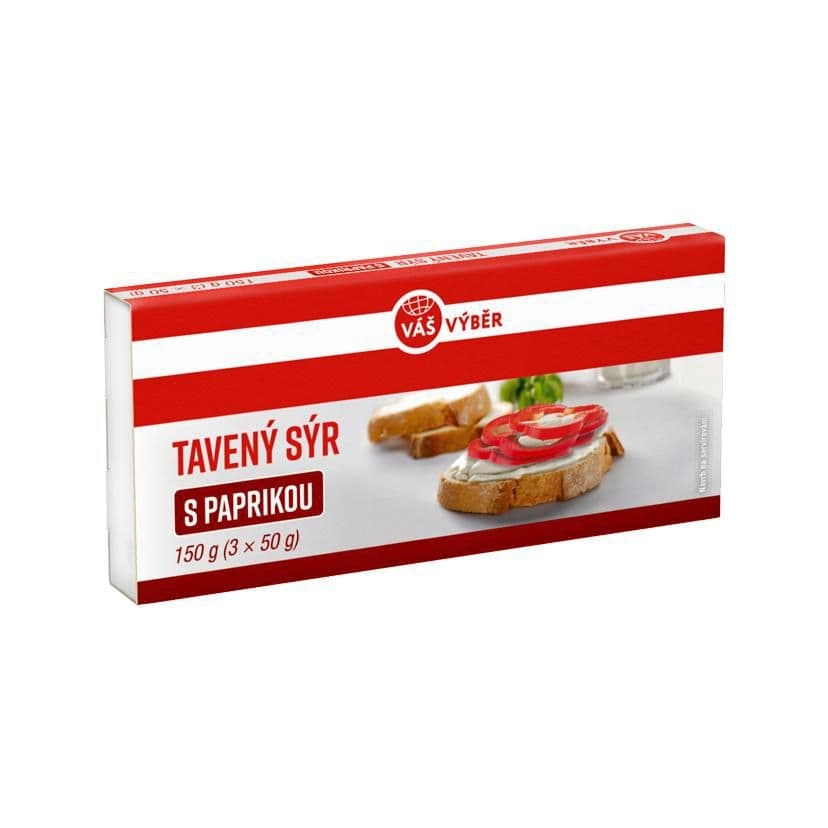 Váš Výběr Tavený sýr s paprikou 150 g