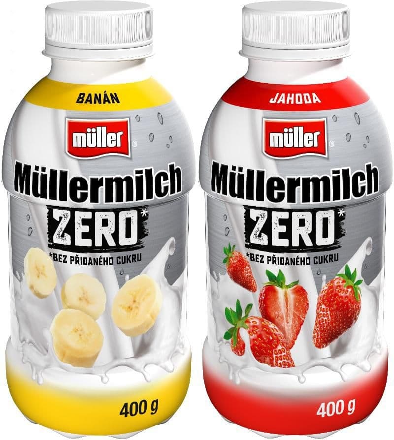 Müller Müllermilch Zero různé příchutě 400g