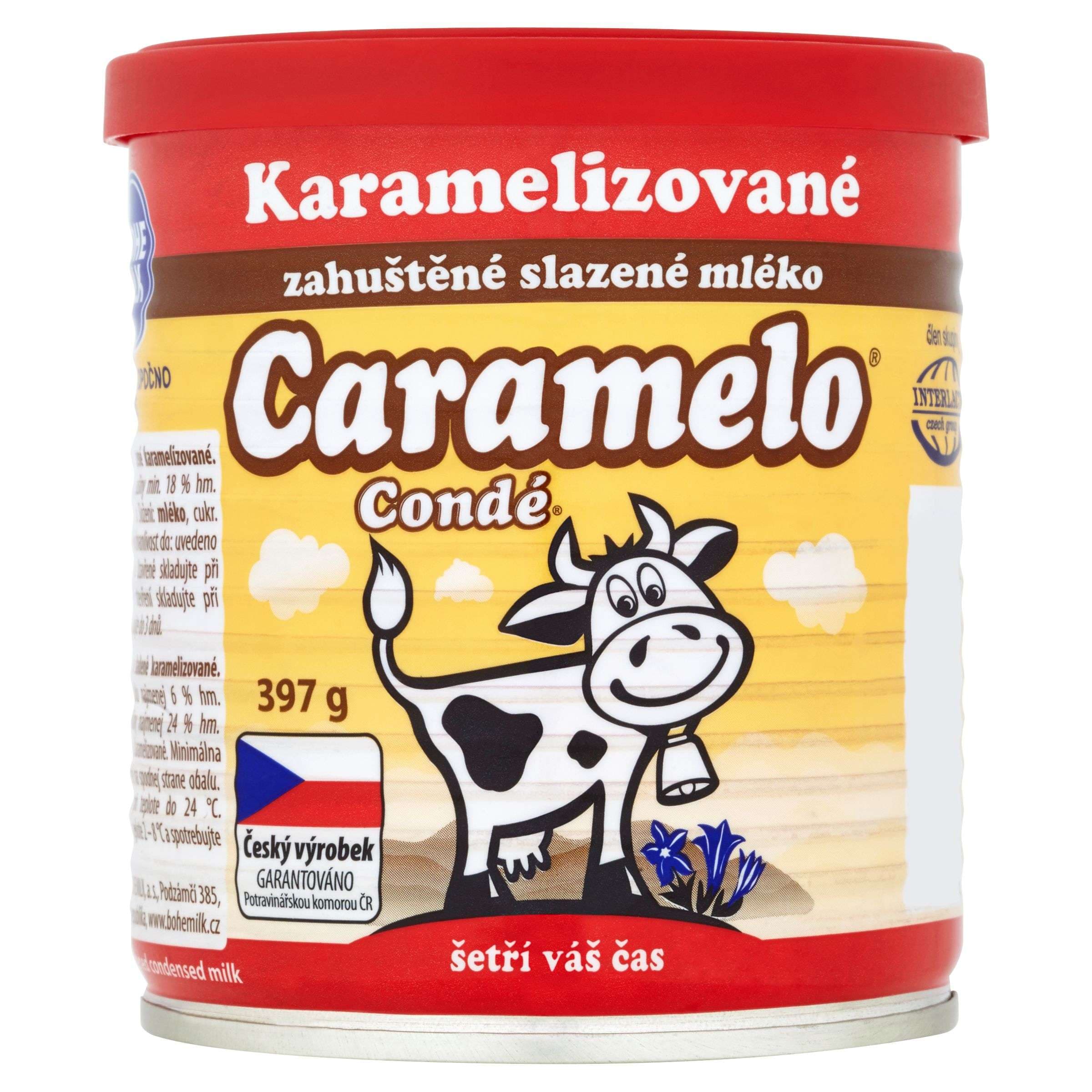 Bohemilk Caramelo Conde karamelizované slaz. zahušť. plnotučné mléko 6% 397 g