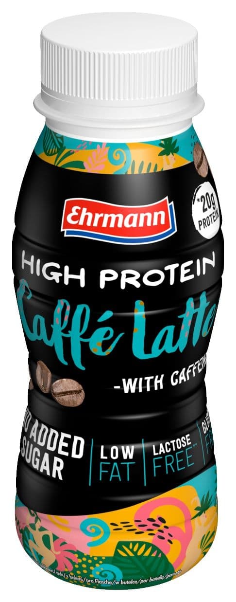 Ehrmann High Protein Shot nápoj Caffe Latte 250 ml