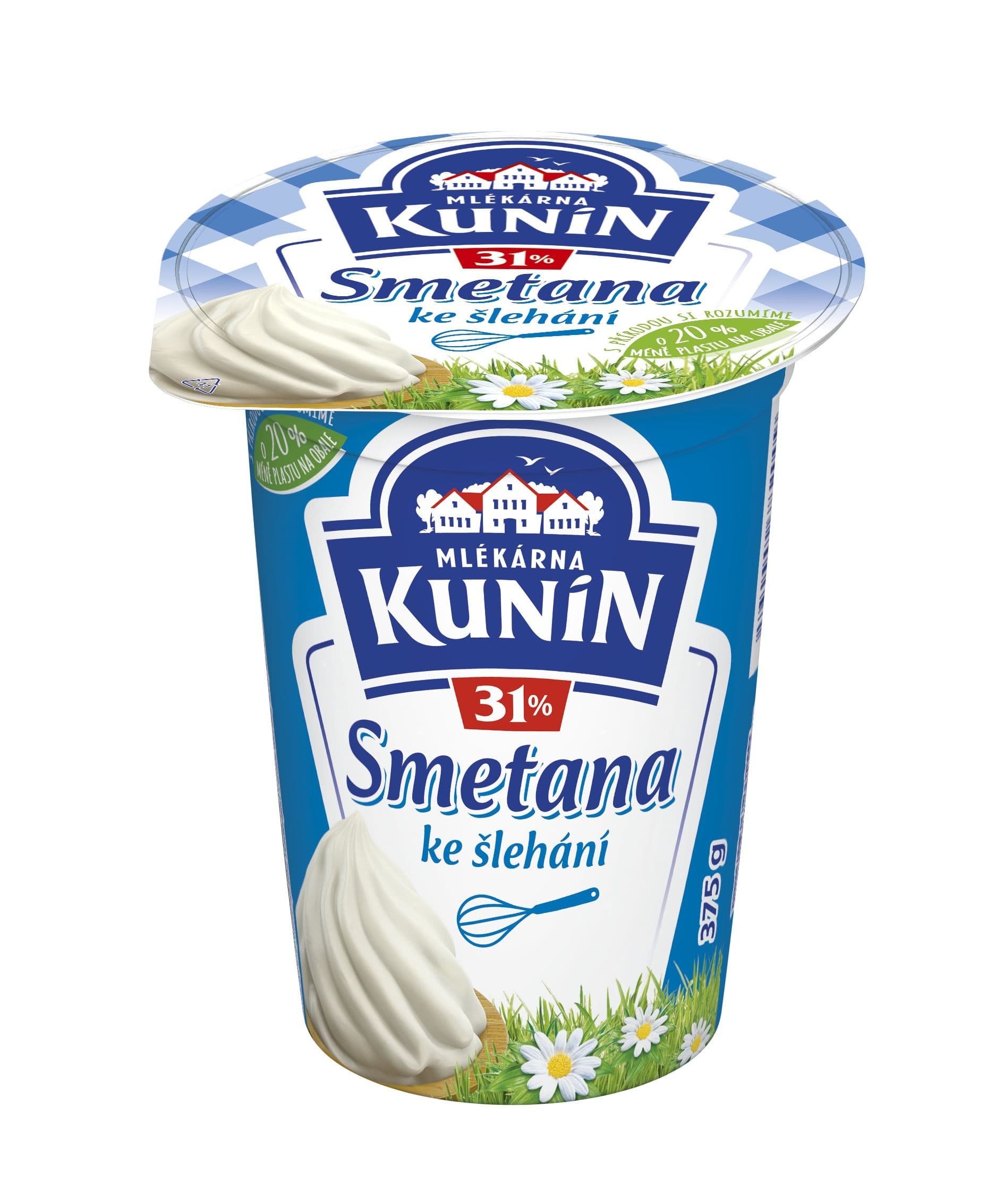 Kunín Smetana ke šlehání 31% 375 g