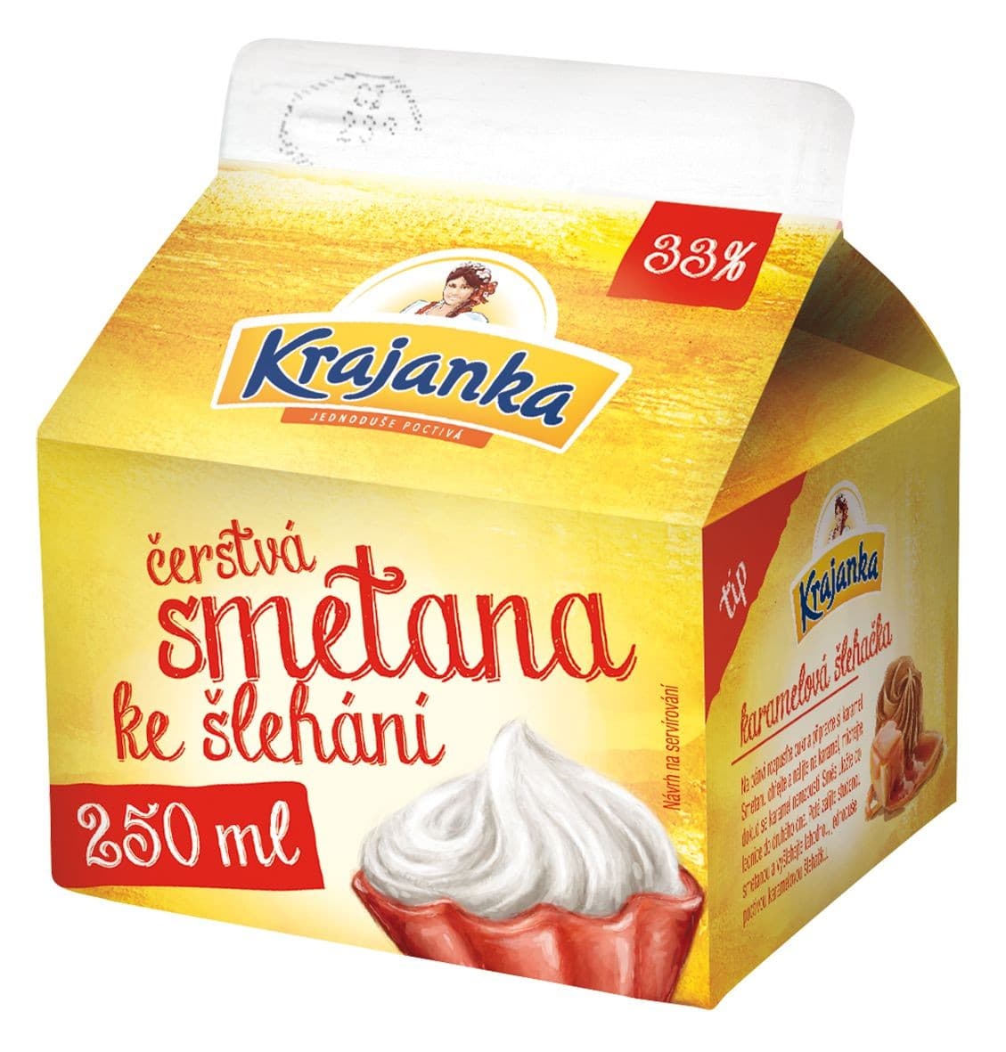 Krajanka čerstvá smetana ke šlehání 250ml
