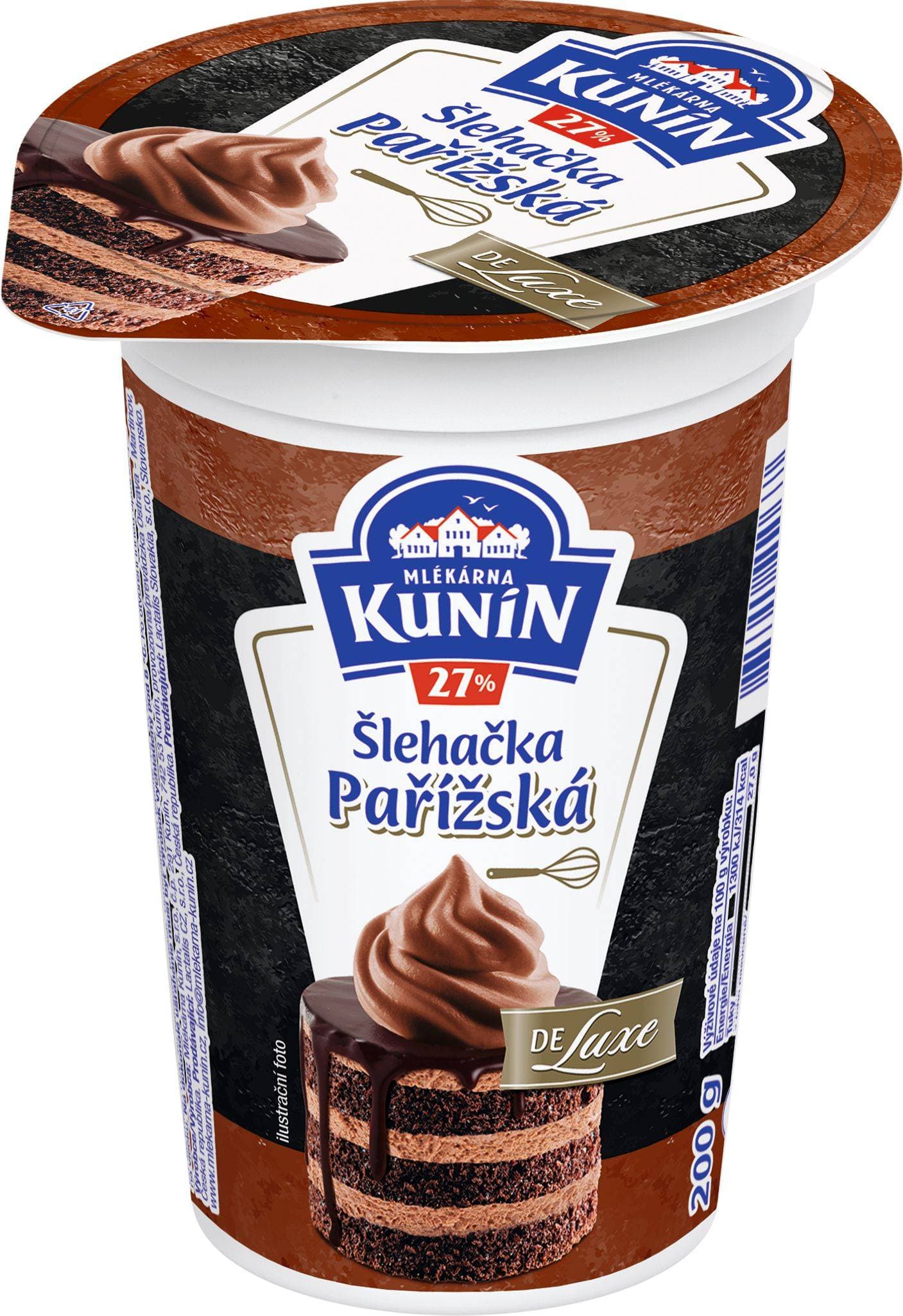 Kunín Pařížská šlehačka 200 g