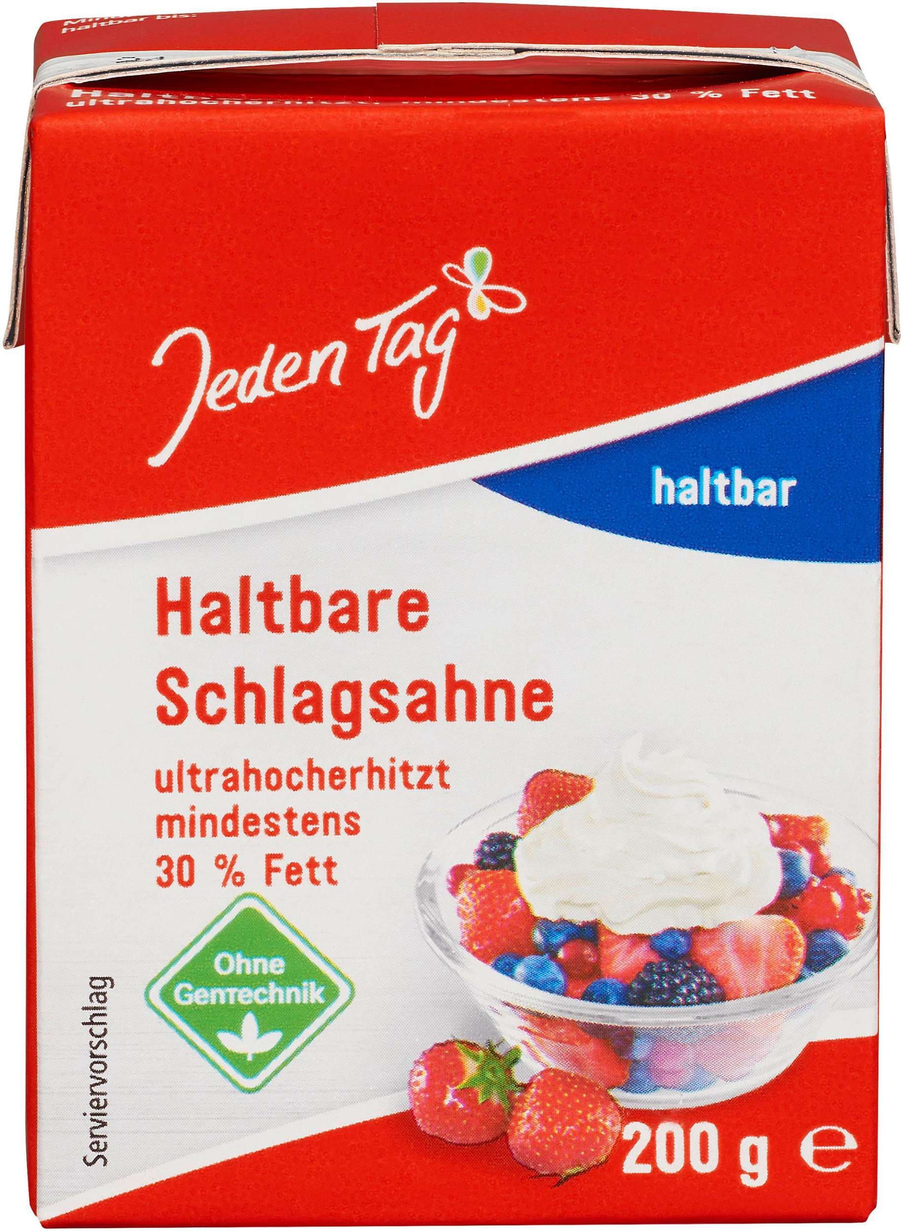 Jeden Tag Trvanlivá šlehačka 30% 200g