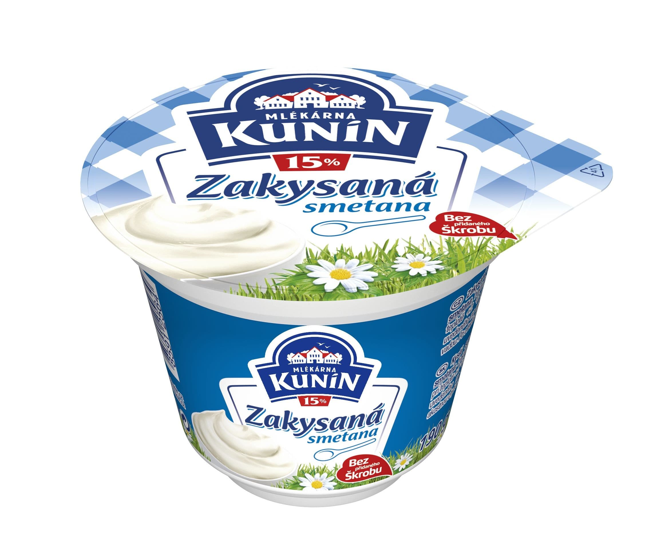 Kunín Zakysaná smetana Krémovitá 15% 190 g