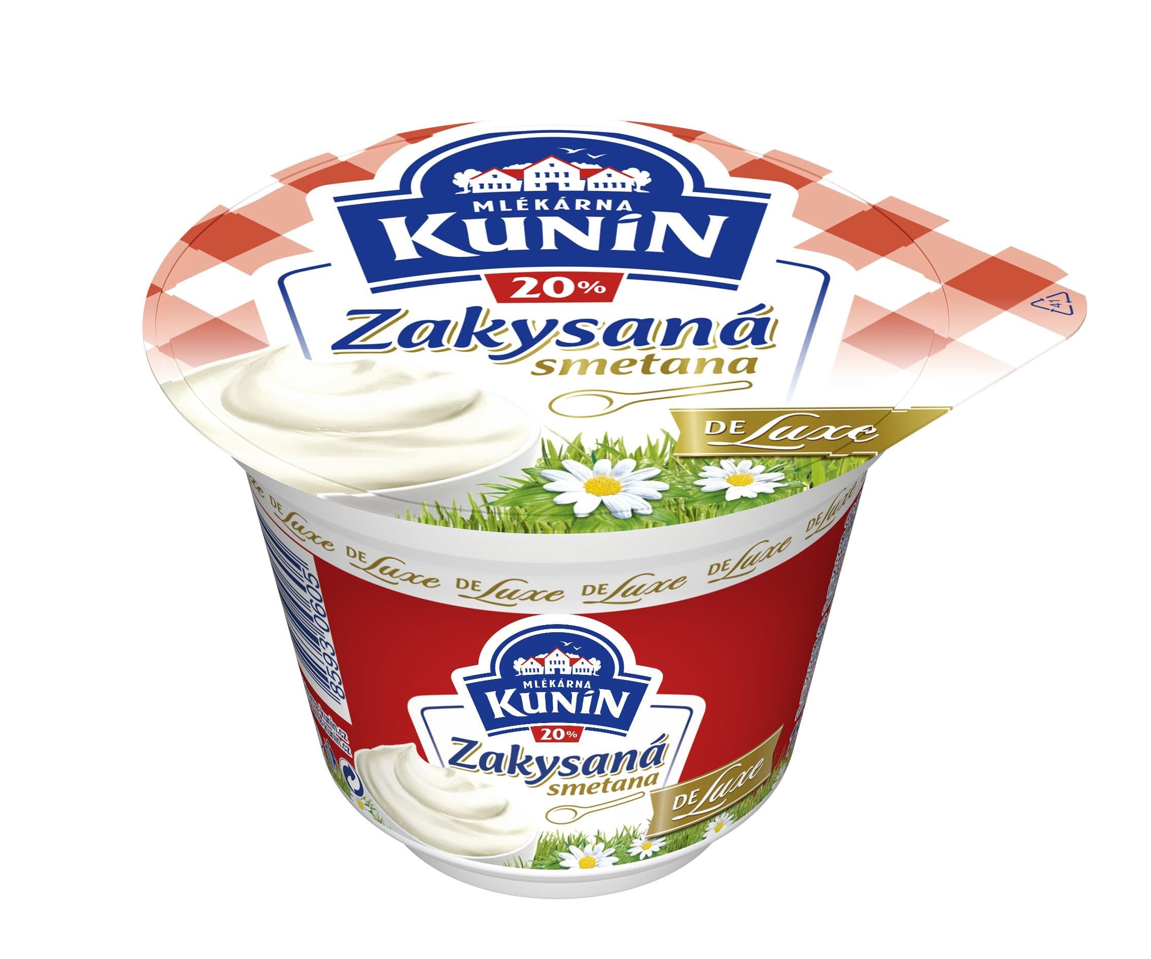 Kunín Zakysaná smetana DeLuxe 20% 190 g