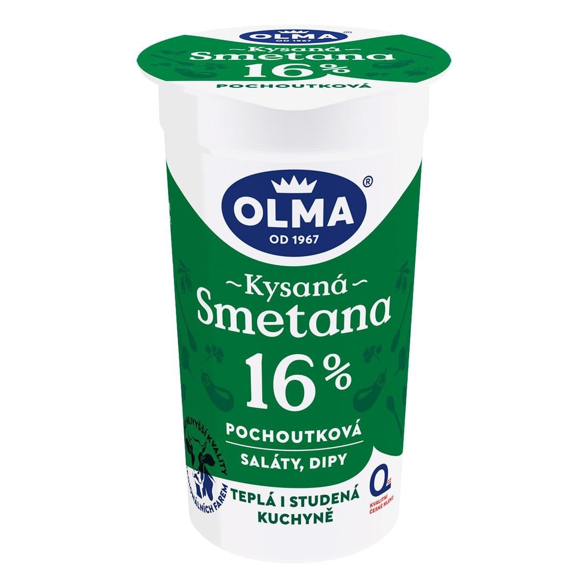 Olma Kysaná smetana pochoutková 16% 200 g
