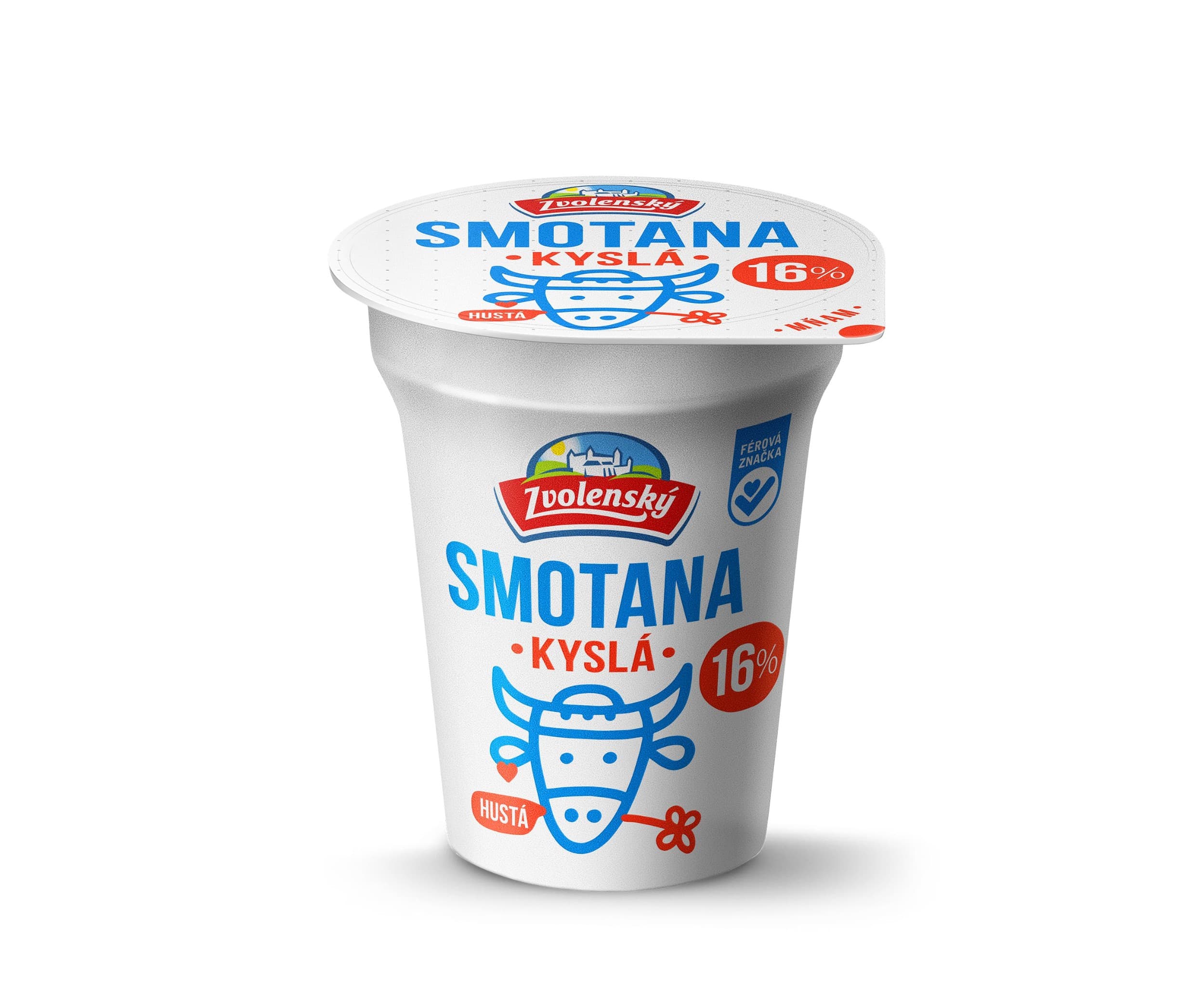 Zvolenský Zakysaná smetana 16% 180g