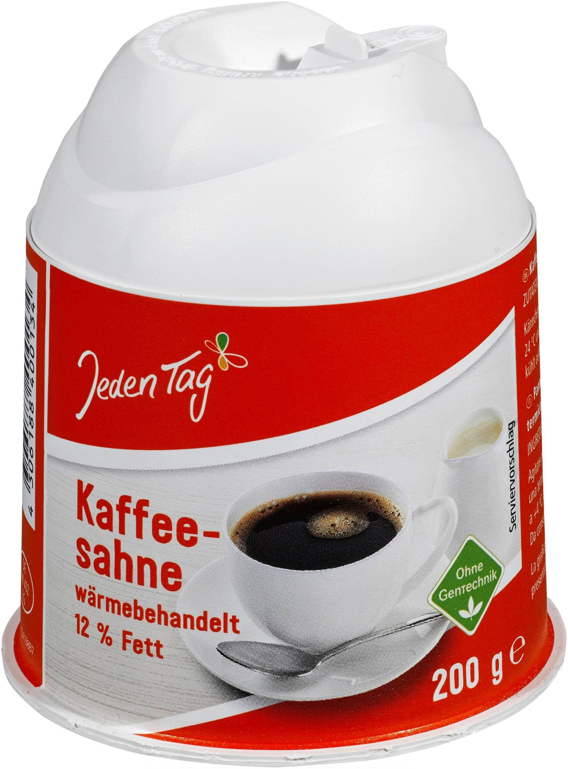 Jeden Tag Smetana do kávy konvička 12% 200g