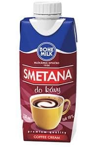 Bohemilk Smetana do kávy 10% 330 ml