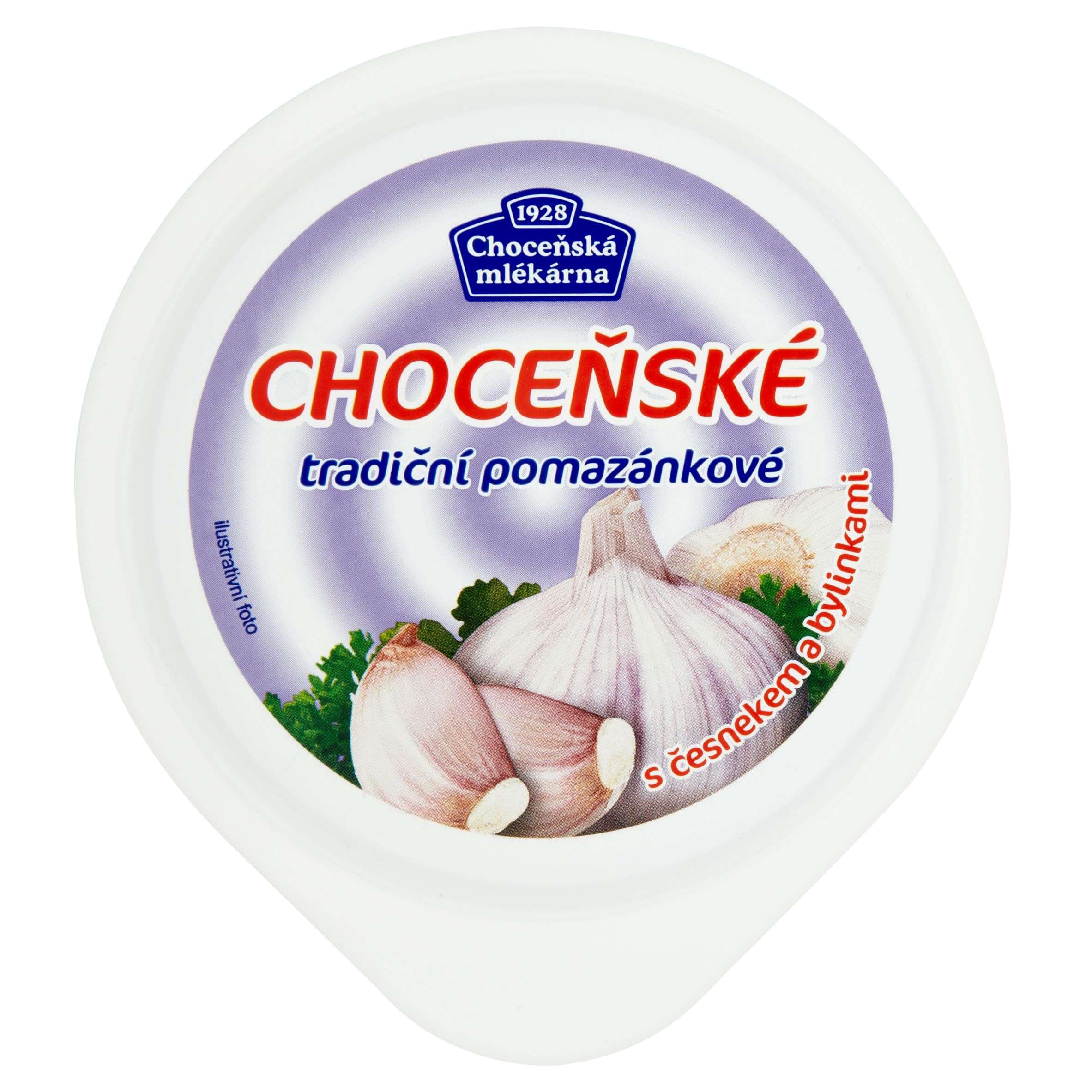 Choceňská Mlékárna Choceňské tradiční pomazánkové s česnekem a bylinkami 150 g