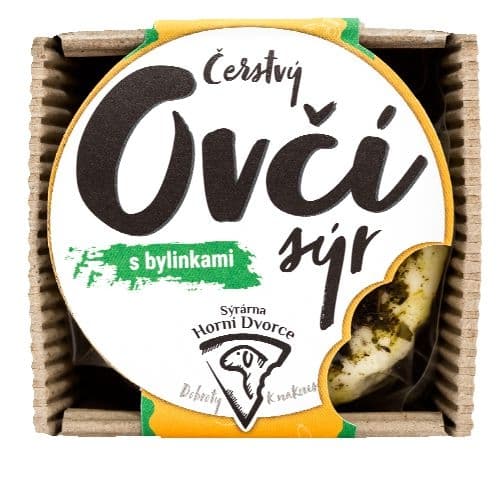 Čerstvý ovčí sýr s bylinkami Statek Horní Dvorce