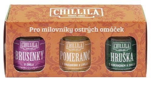 Chillila Dárkový box oranžový 3X60ml