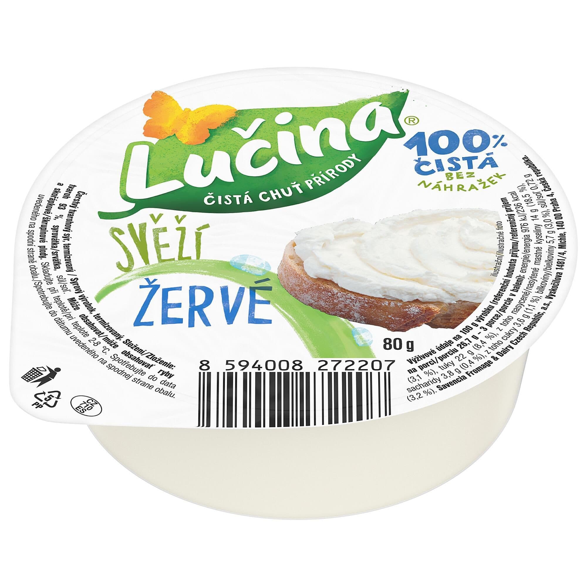 Lučina Svěží Žervé natur 80g