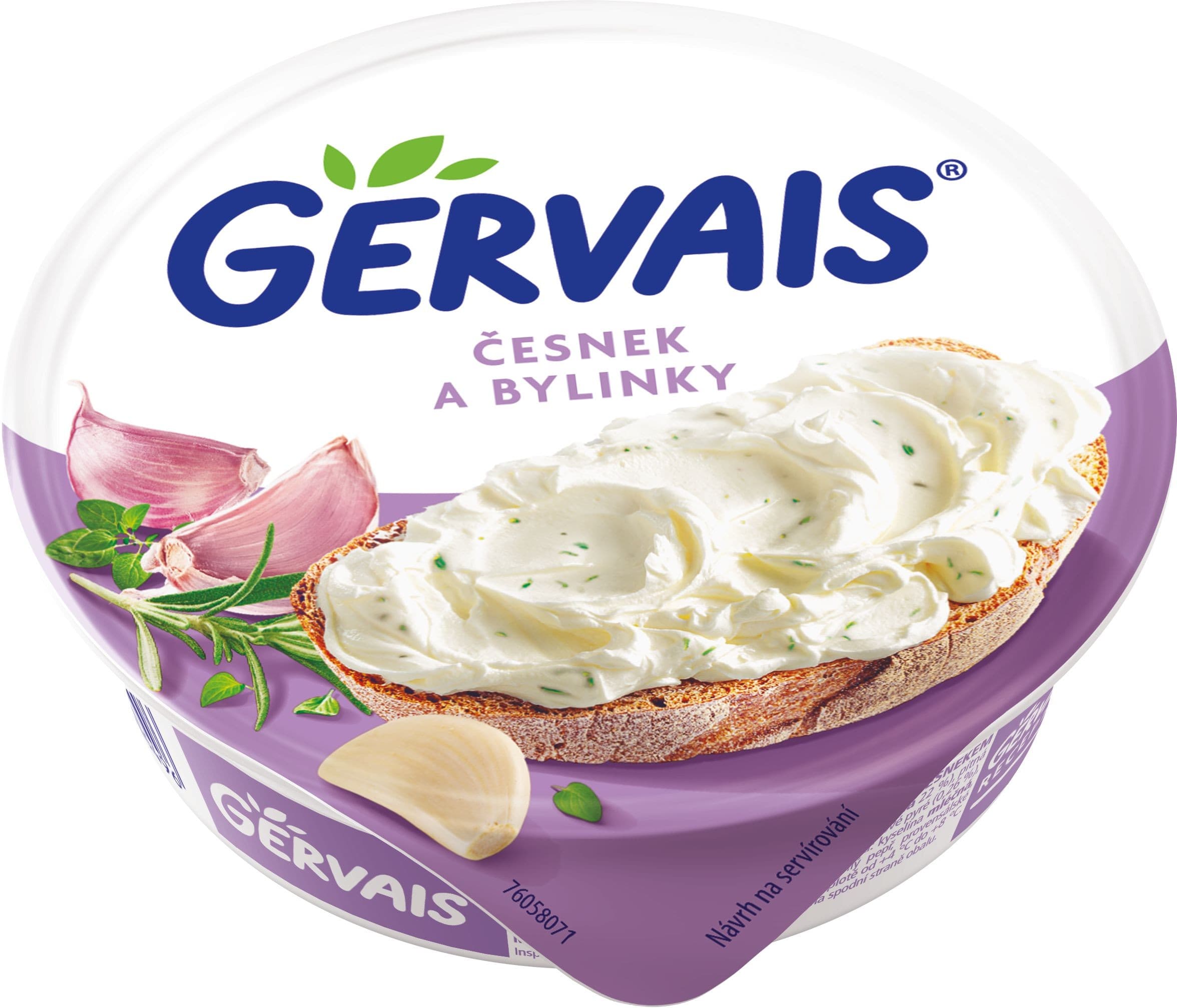 Gervais Original Krémový tvarohový sýr s česnekem a bylinkami 80 g
