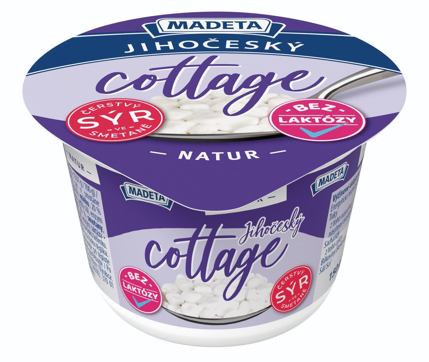 Madeta Jihočeský Cottage bez příchuti laktóza 0,01% 150 g