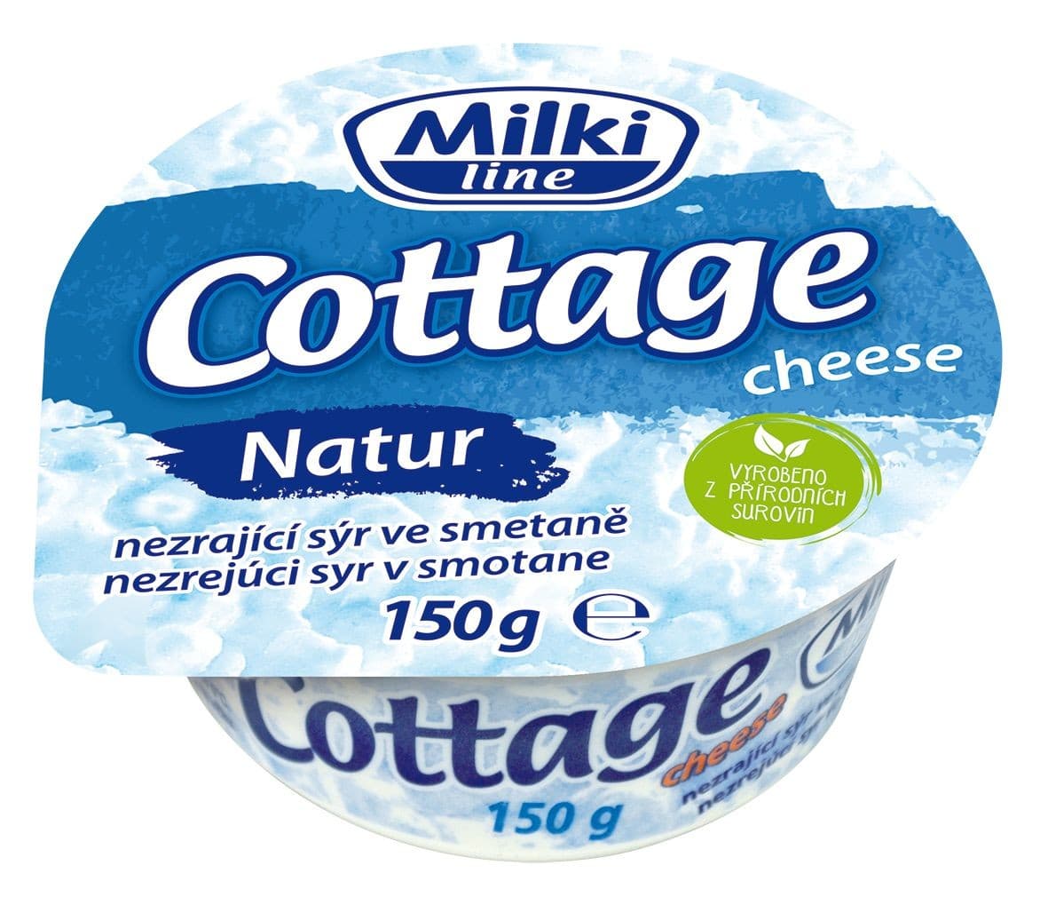 Milki Line Cottage Cheese nezrající sýr ve smetaně 150 g