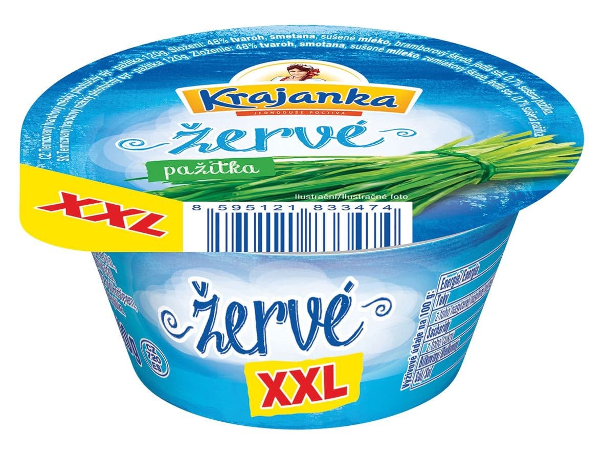 Krajanka žervé pažitka XXL 120g