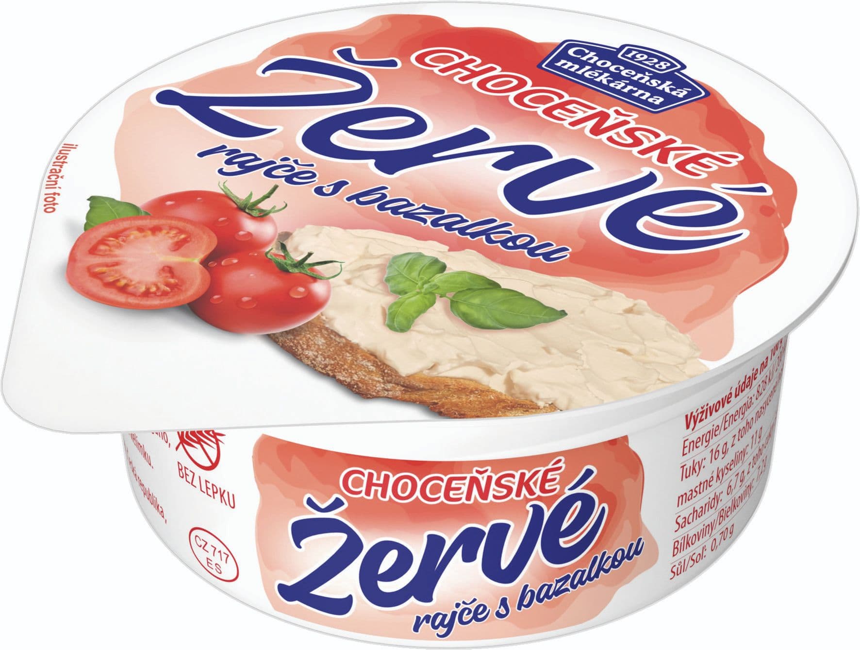 Choceňské žervé rajče bazalka 80 g