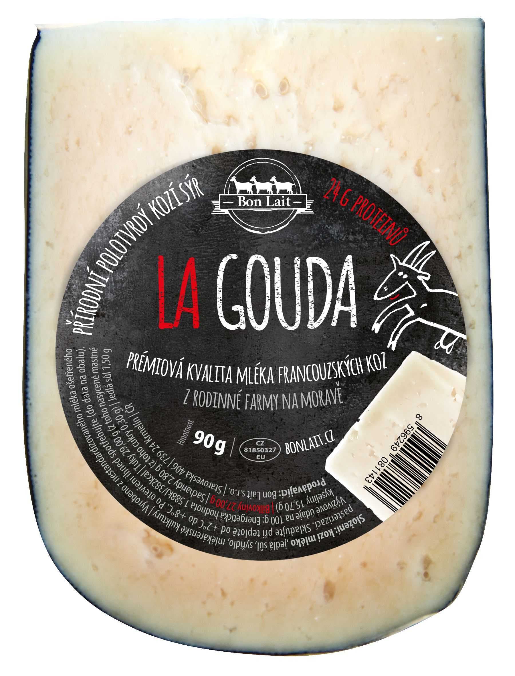 Bon Lait Kozí sýr La Gouda 90g