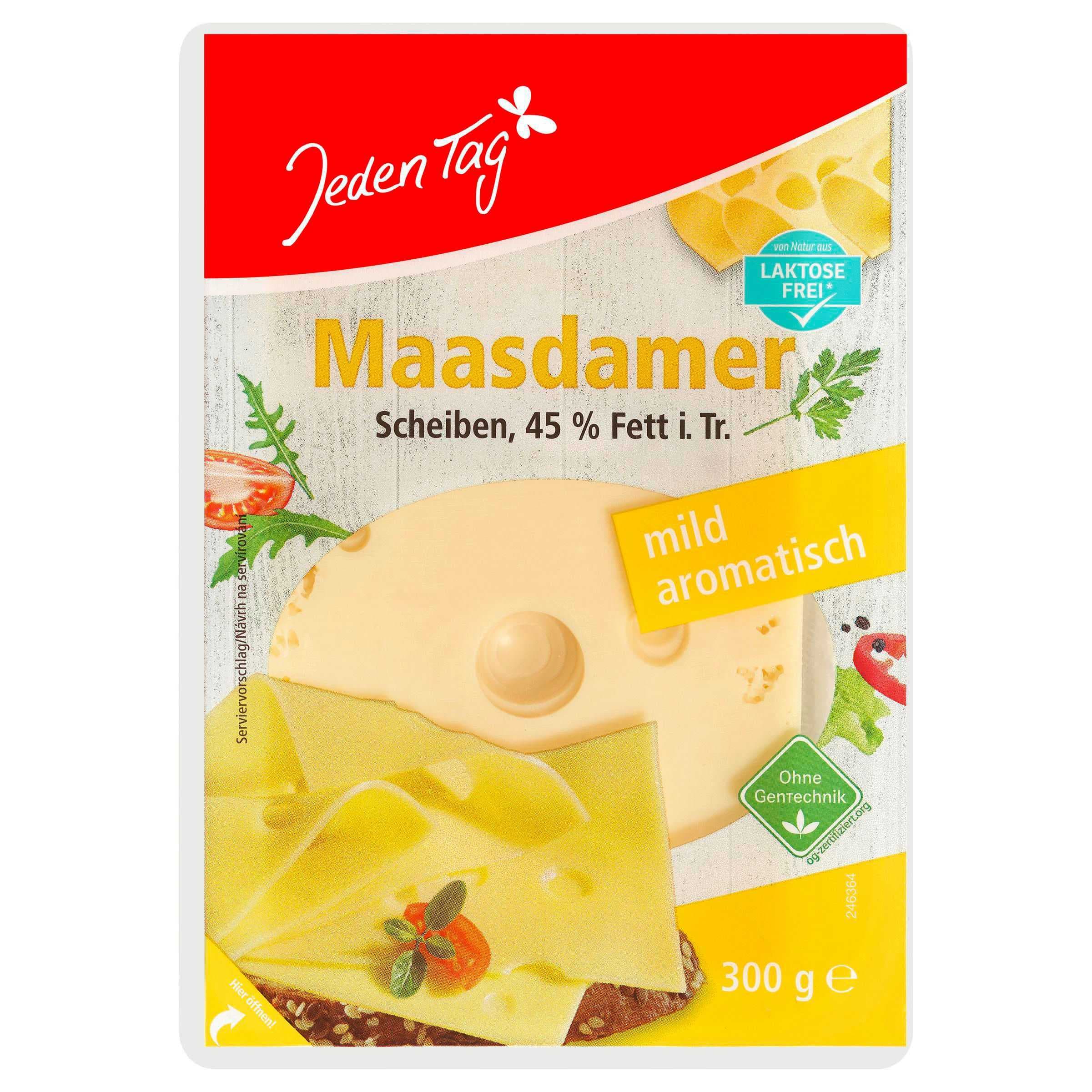 Jeden Tag Maasdamer plátky 300g