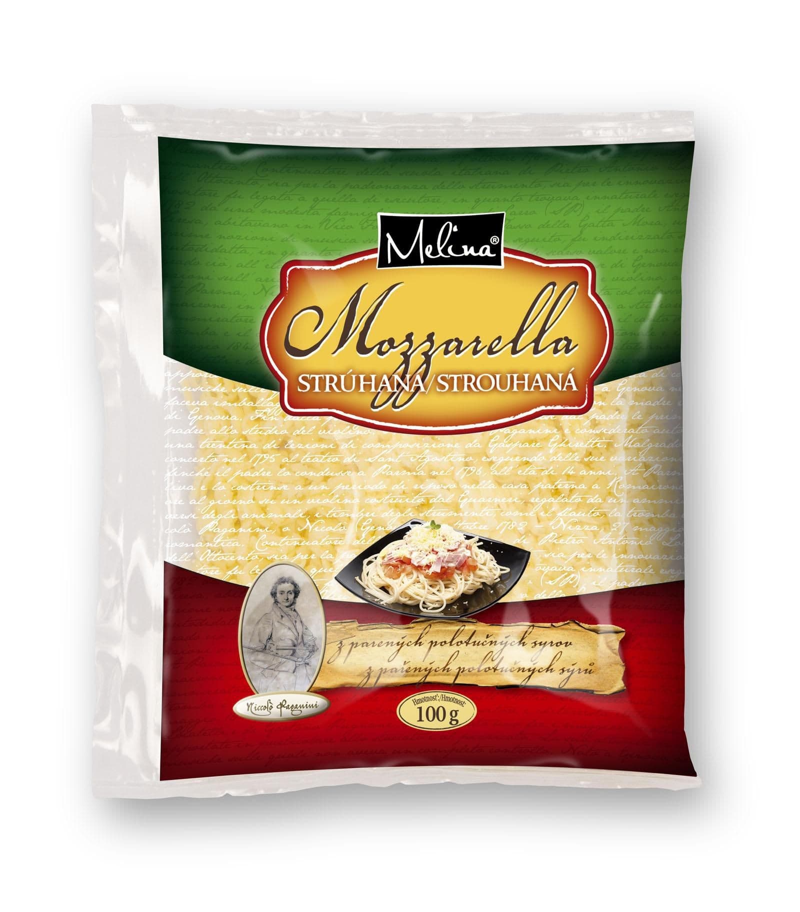 Mozzarella strouhaný sýr 100g
